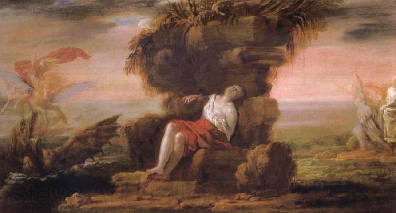 Domenico Fetti Perseus freeing Andromeda Spain oil painting art
